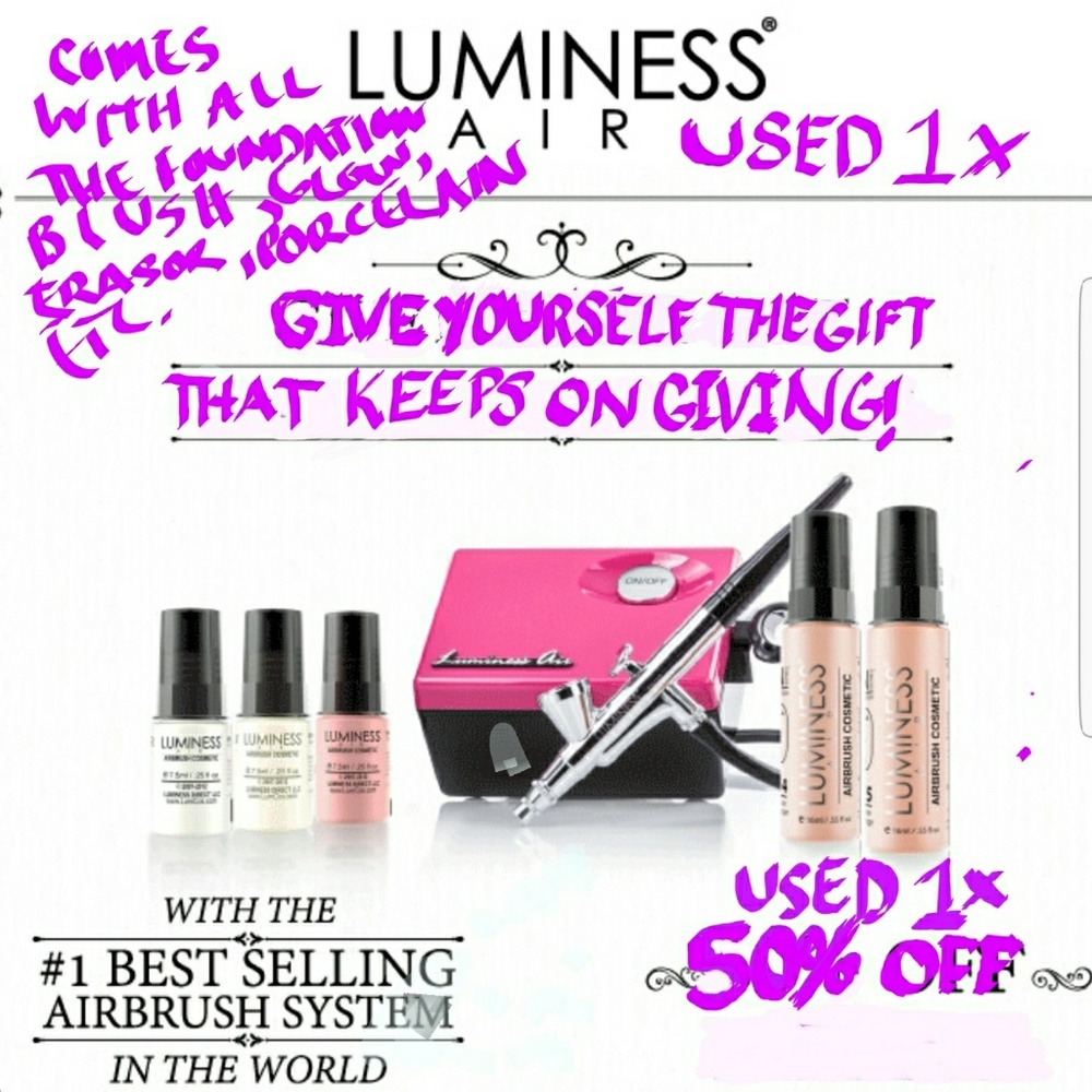 Luminess Air with makeup used once